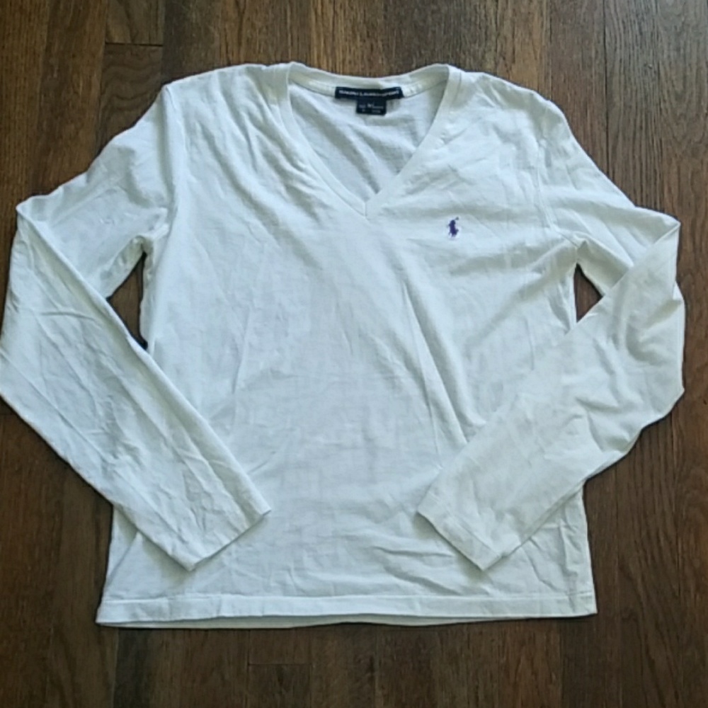 White Ralph Lauren Sport Shirt